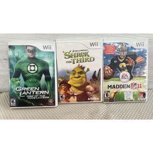 3  Nintendo Wii Games